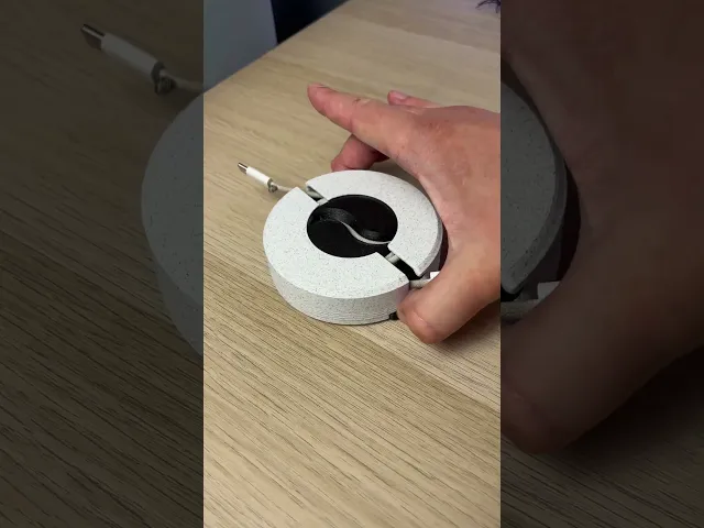 Retractable Cable Organizer | Automatic Cable Winder video thumbnail