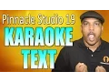 Pinnacle Studio 19 Ultimate Karaoke Tutorial