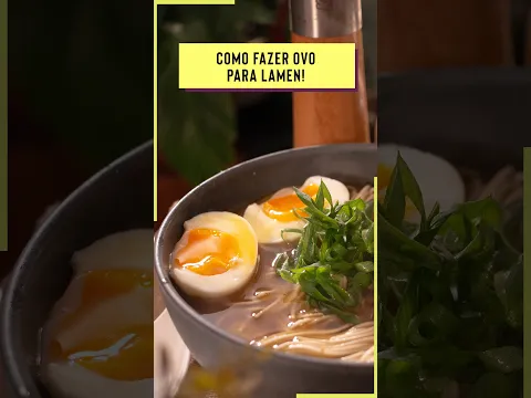 COMO FAZER OVO COZIDO PARA LAMEN - OVO COZIDO GEMA MOLE  #cozinheiroaprendiz