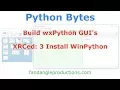 XRCed 3 Iinstall Winpython On USB Stick