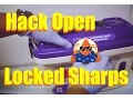 Easily Hack Open locked Sharps Rx container