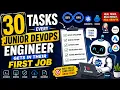 30 Tasks Every Junior DevOps Engineer Gets in Their First Job