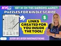 Create Interactive Puzzle PDFs for Kindle Scribe with A Book Creator