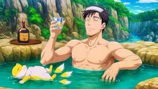 عجوز انتقل لعالم سحرى وعاش حياته وخربها على الاخر ملخص انمى كامل 