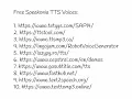 Free Speakonia TTS Voices
