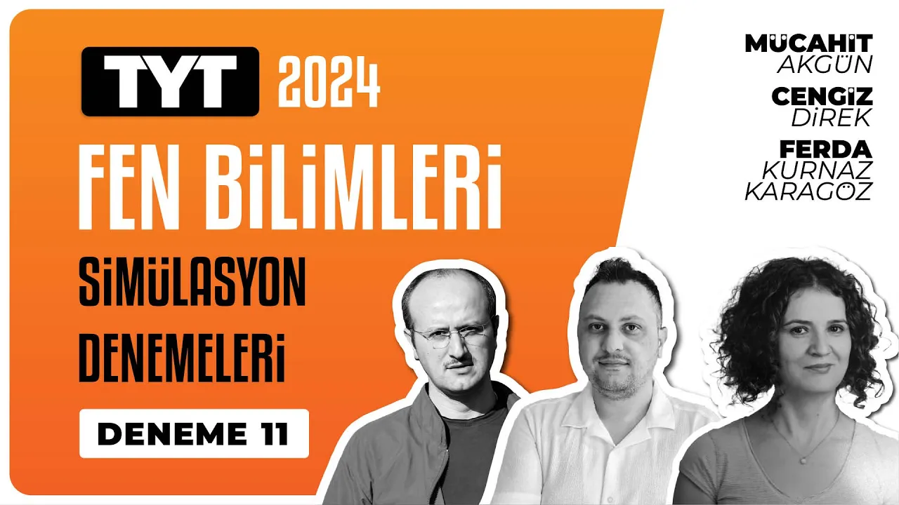 TYT Fen Bilimleri Simülasyon Denemeleri Deneme 11 Soru Çözümleri