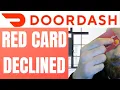 DoorDash Red Card Declined