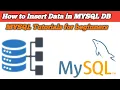 How to INSERT data into MYSQL database explained in simple steps with complete explanation