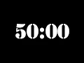 50 Minute Timer 3000 Second Timer 50 Minute Countdown