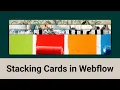 Learn how to use position sticky to create a really beautiful stacking card effect in