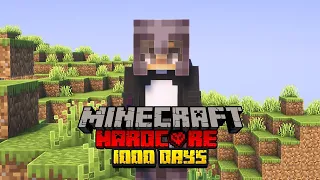 قضيت 1000 يوم ماين كرافت هاردكور 