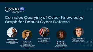Thumbnail for NODES AI 2026 – Complex Querying of Cyber Knowledge Graph for Robust Cyber Defense video