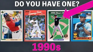50 Most Collected 1990s Baseball Cards Some Super Valuable