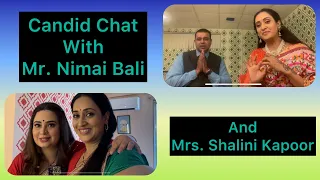 chatting with vikrant oberoi nimai bali and mamta oberoi shalini kapoor of sirf tum on set