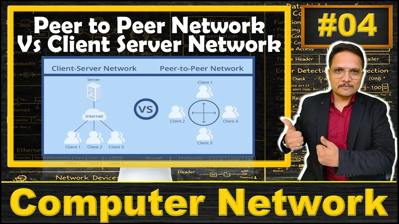 Peer to Peer Network vs Client Server Network: Key Differences and Comparisons | Computer Network