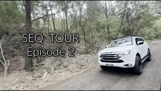 camping in the boots of our unmodified 4wds (ep2 SEQ Trip)