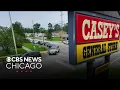 Gas station in Dyer packed with people looking to fill cars generators amid power outages