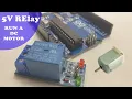 How to connect DC motor with relay control with Arduino