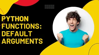 Python Functions Default Arguments Functions Lecture-22 Python tutorial in Hindi