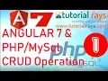 Part - 1 2022 Angular PHP MySql CRUD operation Angular 12 13 PHP MySql Insert Update Delete