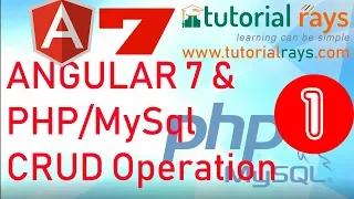 Part - 1 2022 Angular PHP MySql CRUD operation Angular 12 13 PHP MySql Insert Update Delete