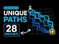 I Visualized LeetCode 62 Unique Paths Can You Find All 28 Paths
