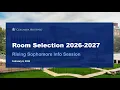 Room Selection Information Session for Rising Sophomores 2026