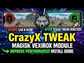 How to Install CrazyX Tweak Magisk Vexirox Module Improve Phone Performance 2025