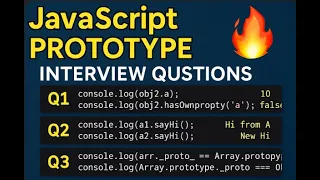 JavaScript Prototype Interview Questions Output-Based Challenges Must-Know for Devs