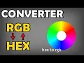 hex to rgb