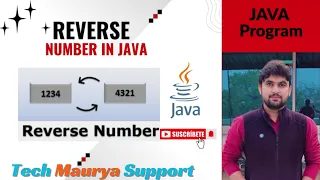 Reverse Number in Java Using While Loop How to print Reverse Number in Java Simple Java Logic