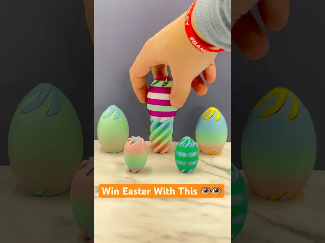 Easter Egg Spiral Passthrough Fidget Toy video thumbnail