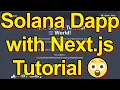Next js Solana Tutorial - TypeScript TailwindCSS Daisy UI in 4 mins
