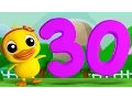 Numbers Song 1 to 30 3D Rhymes Learning Number For Kids by Farmees