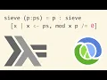 Haskell to Clojure The Unfaithful lazy Sieve of Eratosthenes