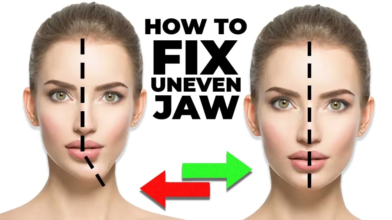 Outline Video Fix Your Uneven Jaw With This 1 Simple Exercise (face asymmetry)