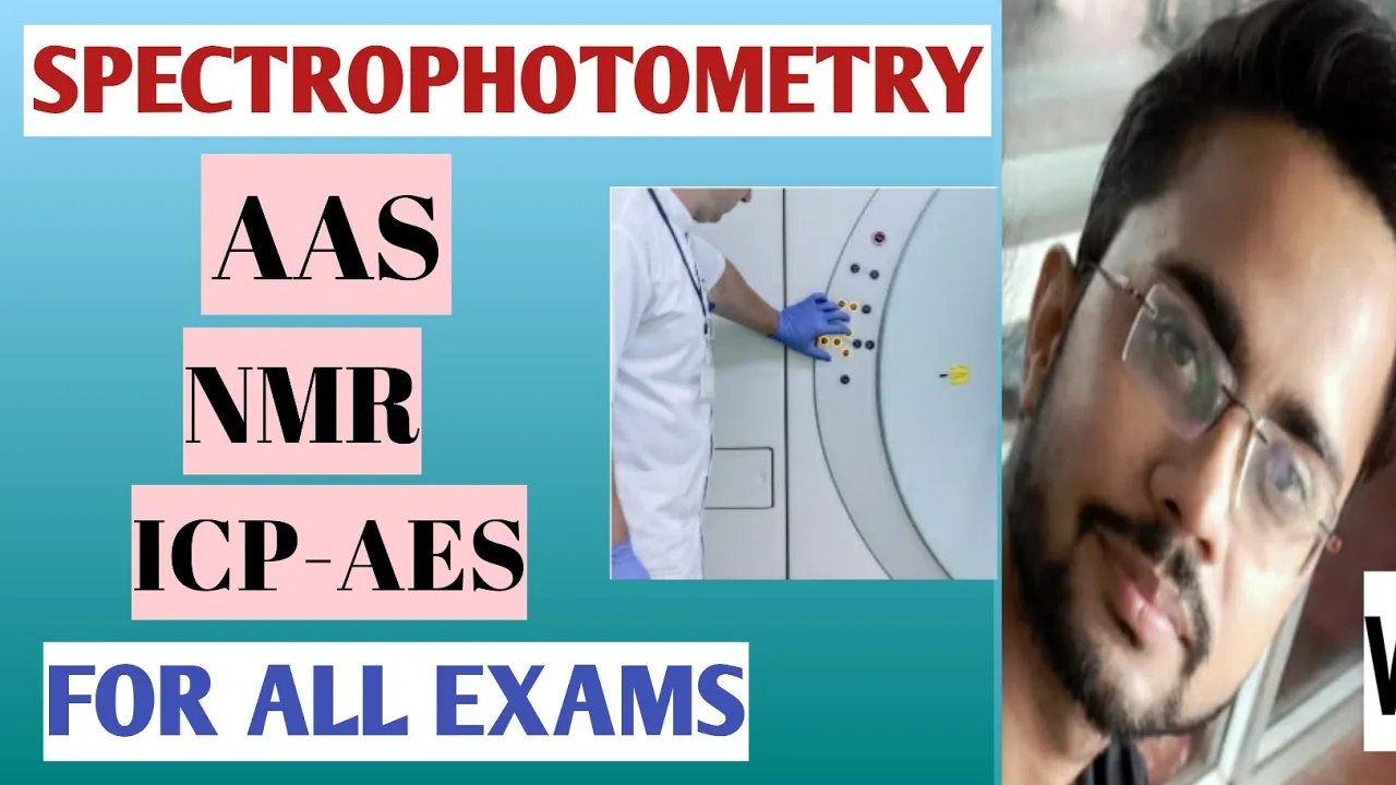 SPECTROPHOTOMETRY*  TYPES * UV/VIS SPECTROPHOTOTMETER * NMR * AAS* ICP-AES