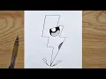 Easy anime art How to draw Pikachu from Pokemon step by step Anime sketch tutorial for beginners