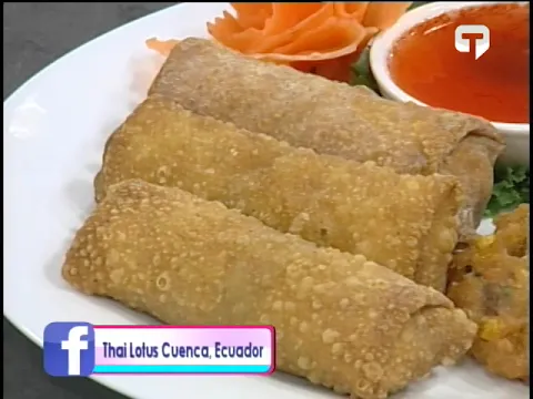 Demostración de platos Tailandeses