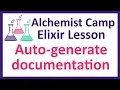 Autogenerate Elixir Documentation ExDoc