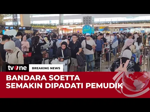 Bandara Soetta Terpantau Sibuk Jelang Lebaran 2026