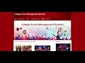 College Event Management System