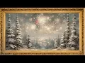 Lagu Firework video background: Oil painting | Happy new year celebrating screensaver | Holidays music