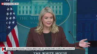 Press Secretary Karoline Leavitt Faces Legacy Media In Tense White House Briefing LIVE 
