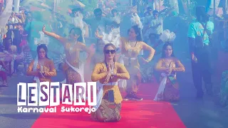 joget lestari gaya modern kekinian di karnaval sukorejo 2024 kunir lumajang