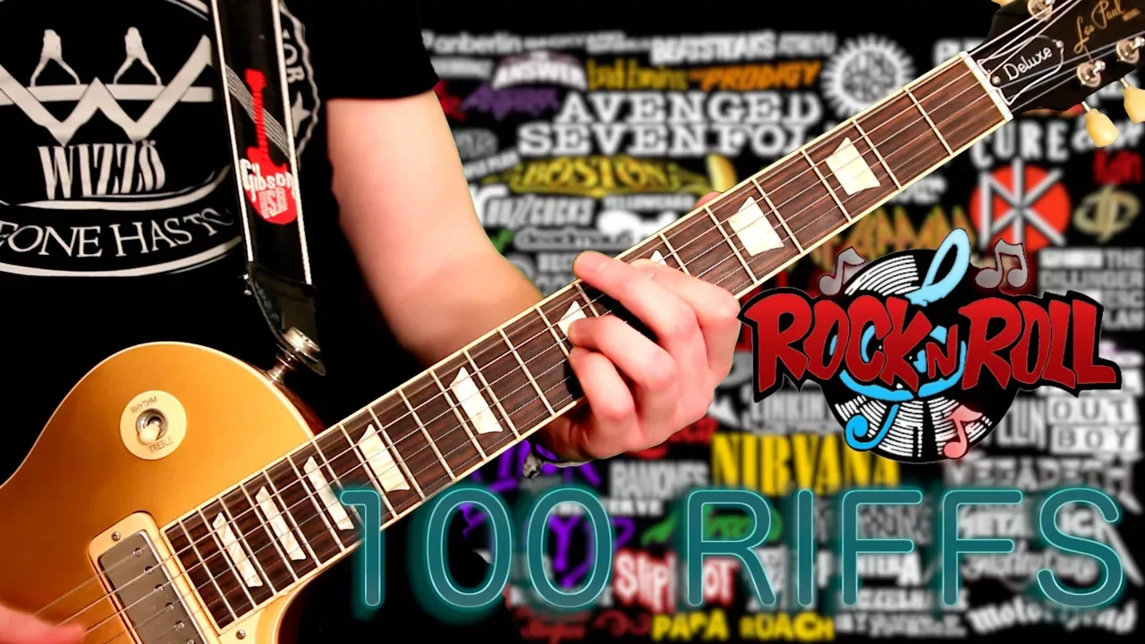 100 Riffs – The Greatest Rock N' Roll Guitar Riffs (Performed by Karl Golden)