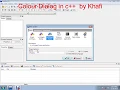 wxDev Colour Dialog in C