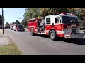 Funeral procession of Roanoke Rapids Fire Department Battalion Chief Kevin Hawkins 102619