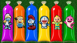 Menemukan Color Bags : Doraemon Xi trum Minion Baby Shark and Tung tung Sahur