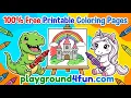 100 Free Printable Coloring Pages